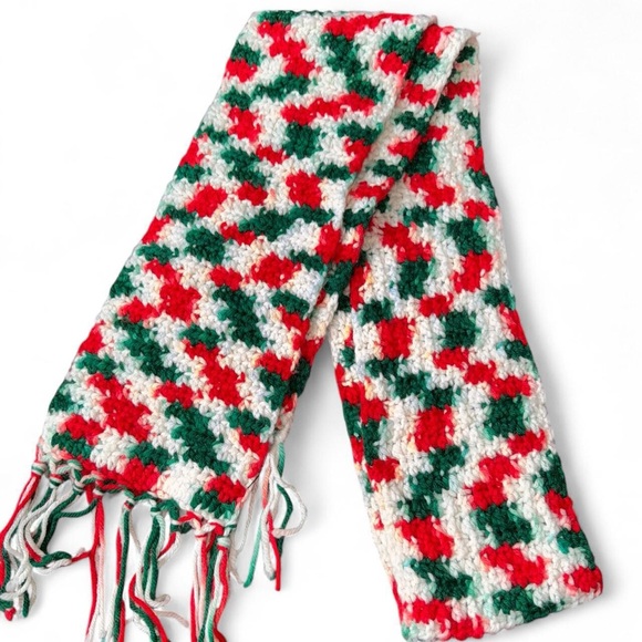 Colorful Crochet Scarf - Picture 2 of 3